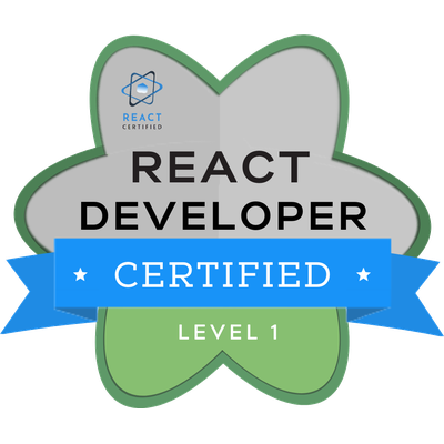 React Developer Certified, Level 1