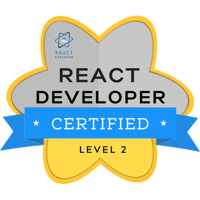 React Developer Certified, Level 2